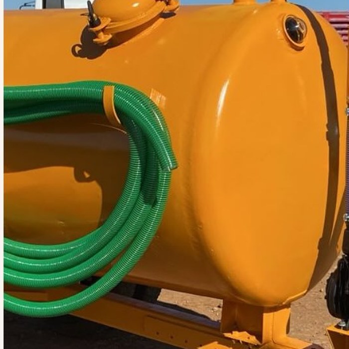 Tanque recuperado e pintado pela Farmtech Brasil